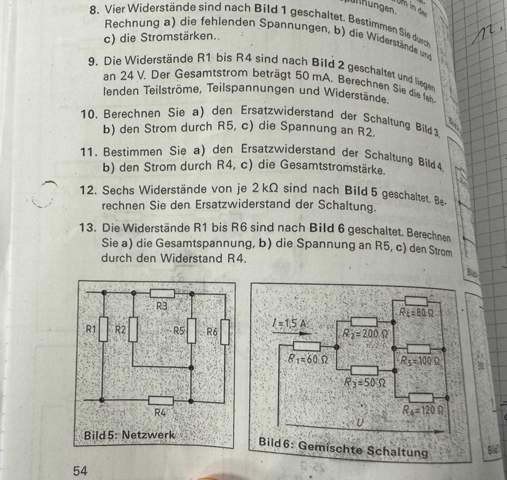 Widerstands Netzwerk berechnen? (Elektrik, Schaltung, Widerstand)
