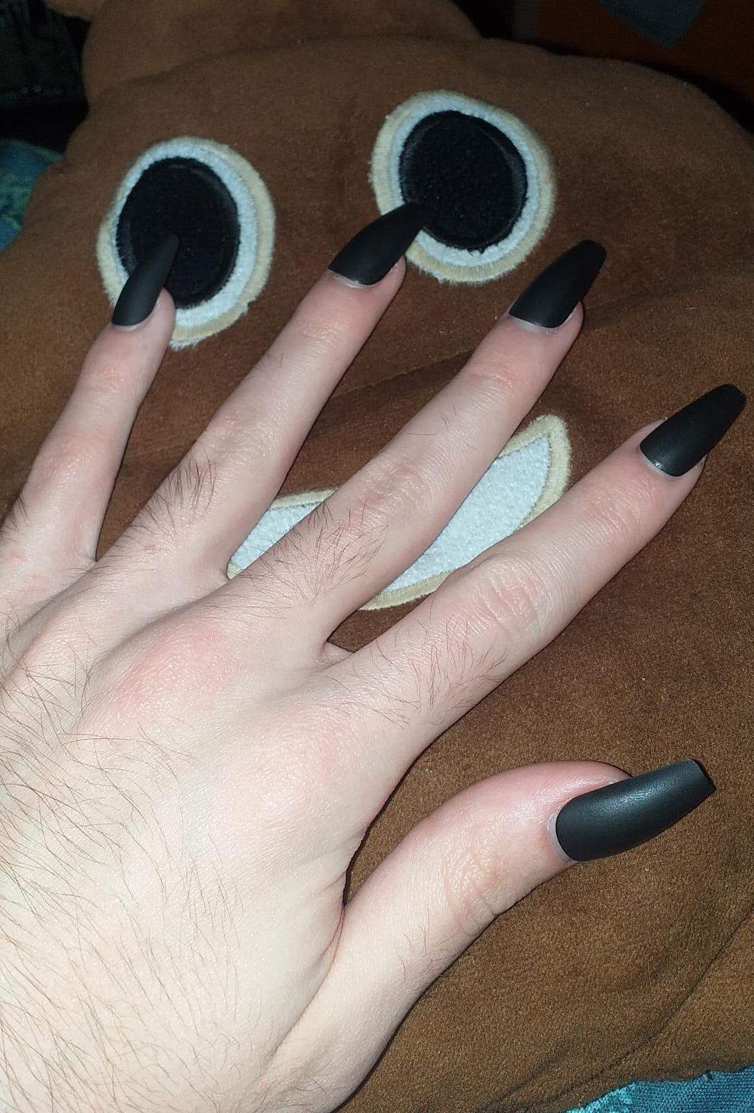 Mdgfge Halloween Katzenkrallen-Handschuhe – Lange Nägel, Schwarze Ärmel, Für Hexe & Teufel, 1 Paar Mdgfge Halloween Katzenkrallen-Handschuhe – Lange Nägel, Schwarze Ärmel, Für Hexe & Teufel, 1 Paar