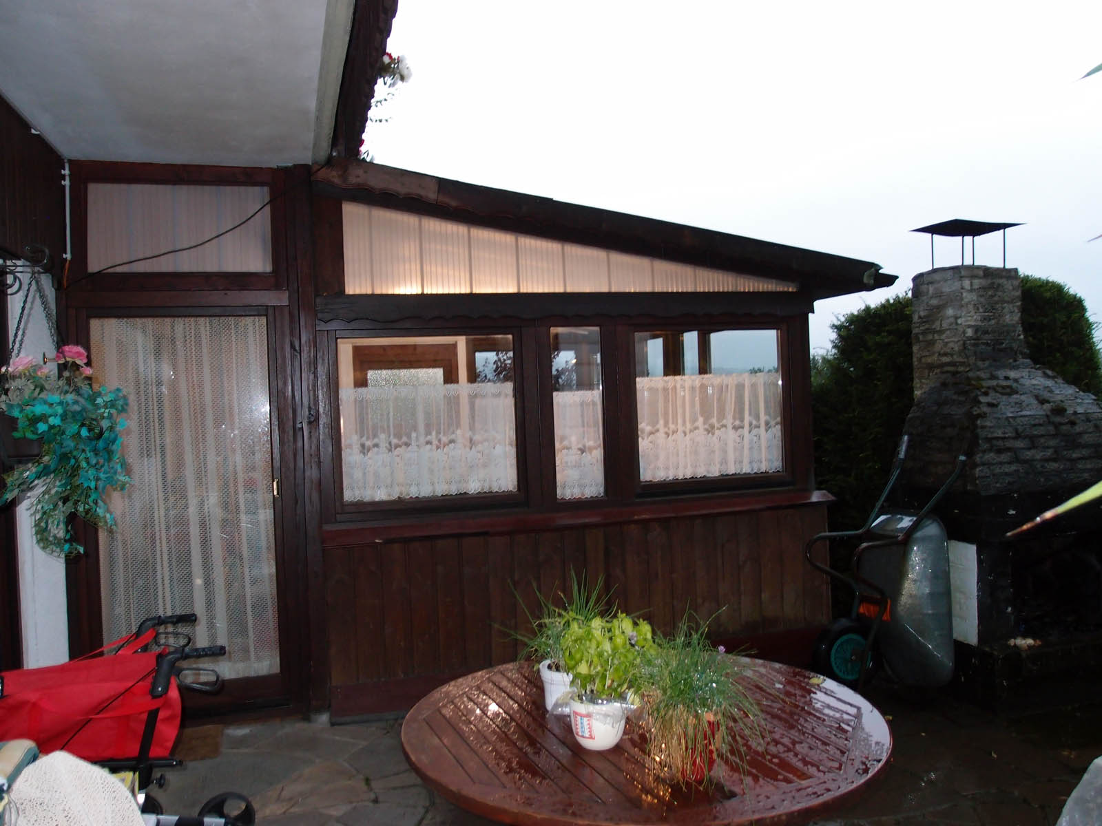 Wie am besten auf die Schnelle Wintergarten-Dach abdichten? (bauen