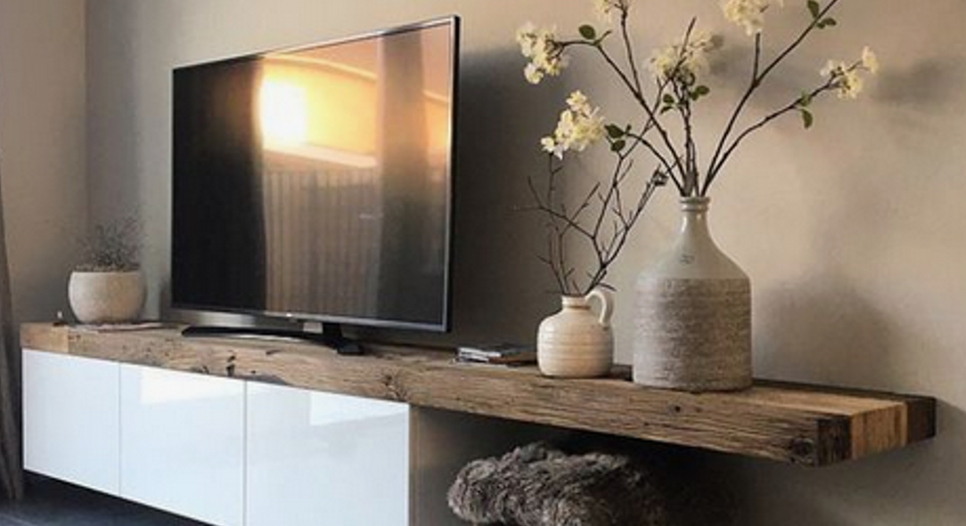 Wie Am Besten Massive Arbeitsplatte An Der Wand Befestigen Holz Heimwerken Arbeitsplatte An Wand Befestigen