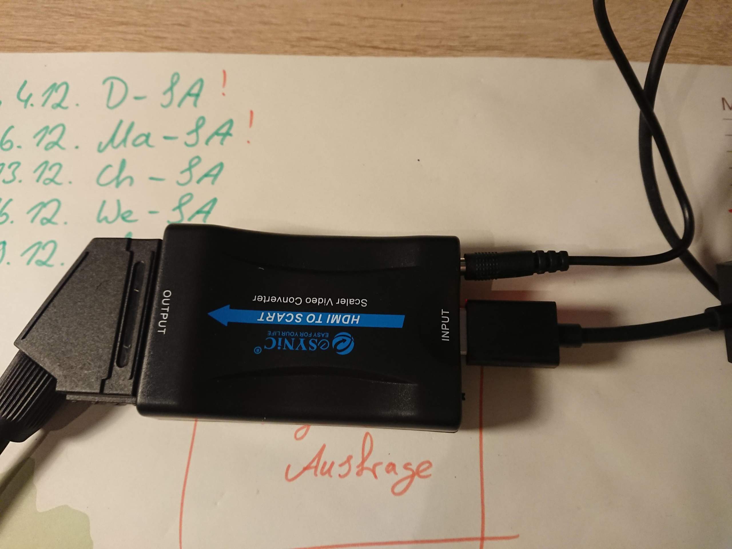 Wie Amazon Fire TV Stick an Fernseher mit Scart Anschluss anschließen