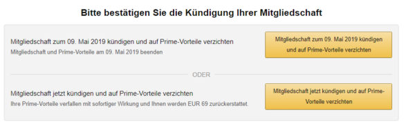 Wie Amazon Prime Abo kündigen?