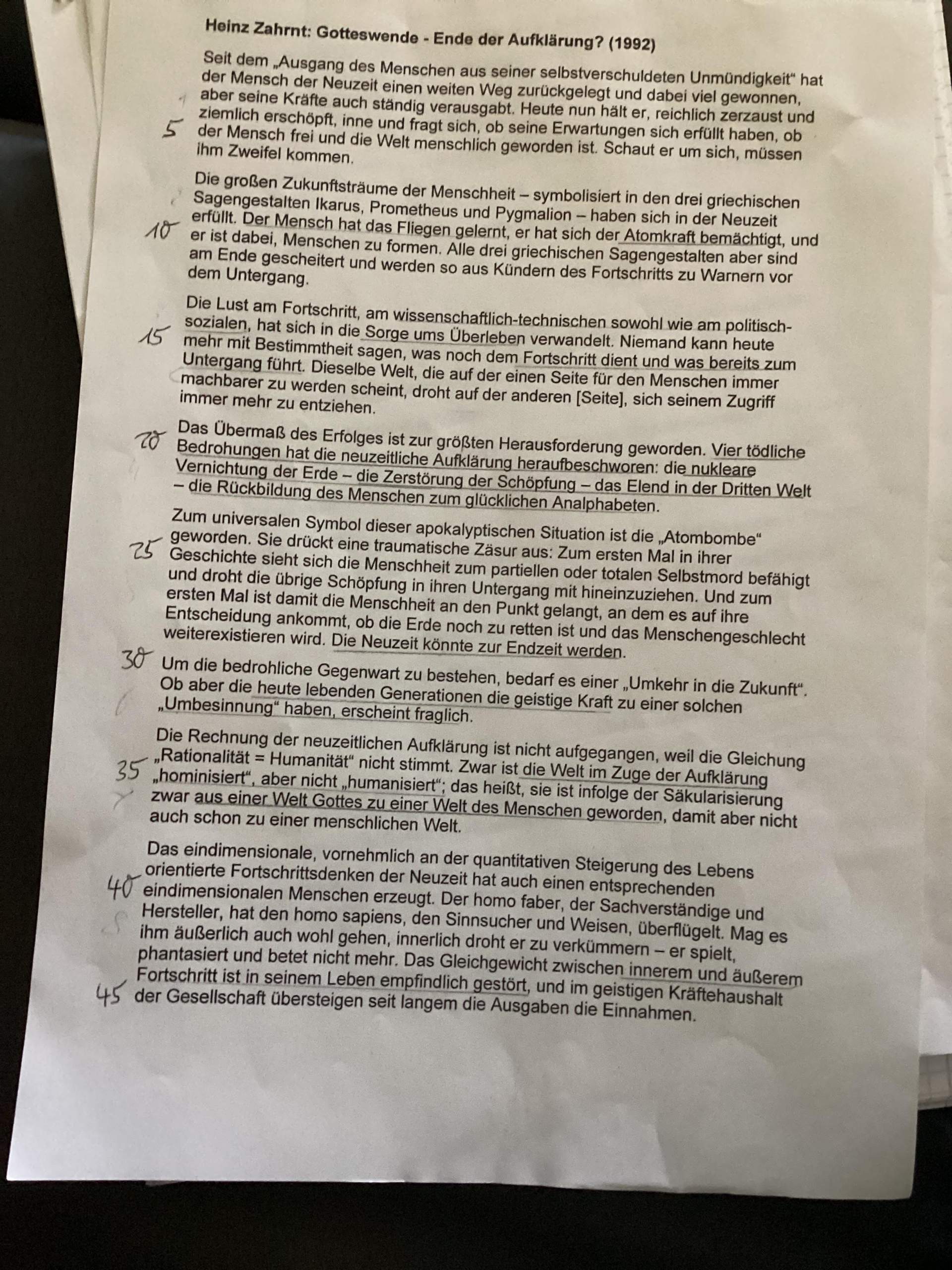 Wie analysiere ich diesen Text? (Deutsch, Lernen, Gymnasium)