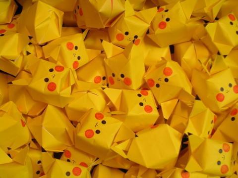  - (basteln, Pikachu, Origami)