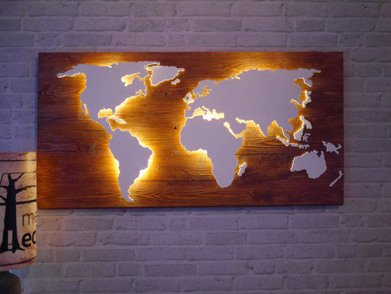 Wie baue ich eine Weltkarte aus Holz? (basteln, bauen ...