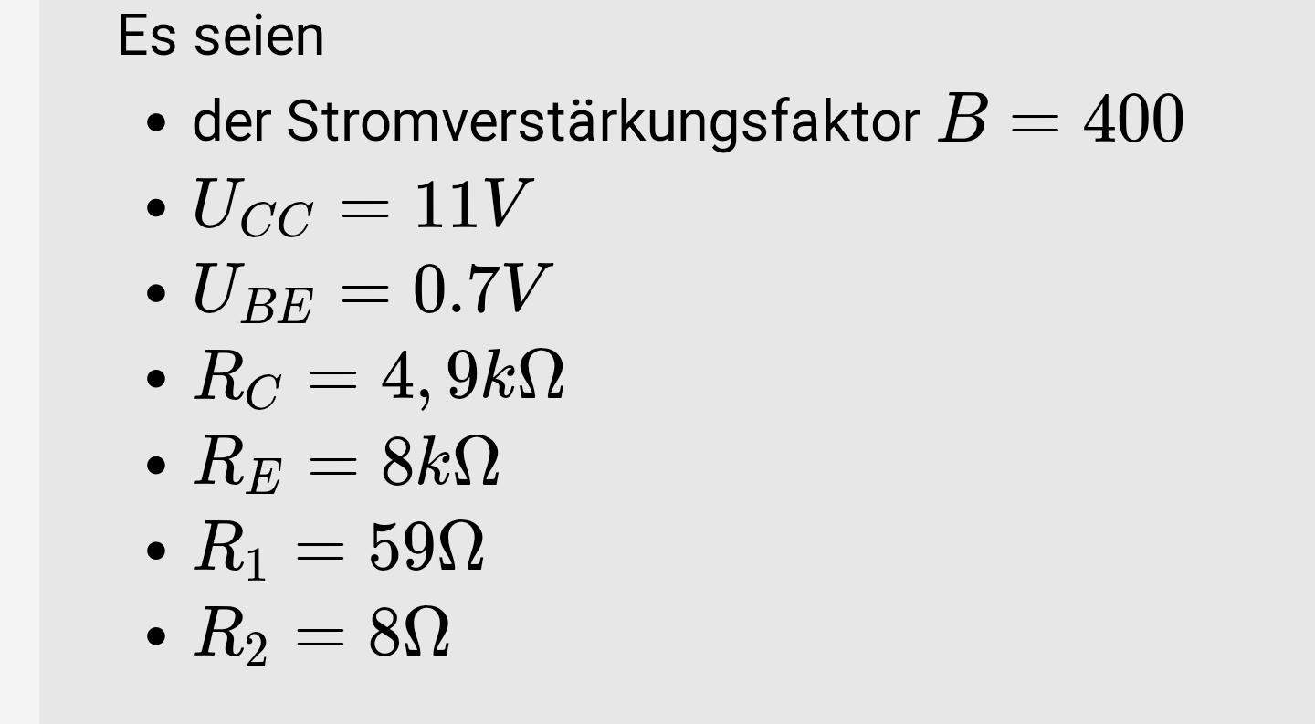Wie beim Transistor Basisstrom berechnen? (Schule, Technologie, Elektronik)