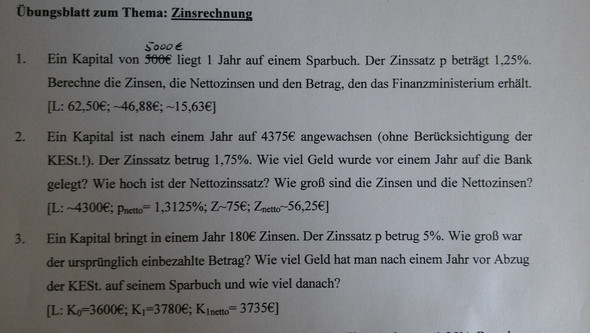 - (Mathematik, Zinsen)