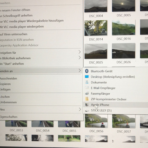 Wie bekomme ich die Bilder vom Laptop auf mein IPhone? (hp ...