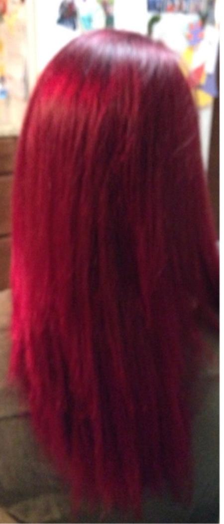 farbe mit elumen hin haare rot