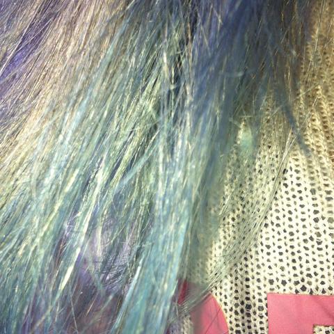 blaustich aus den haaren