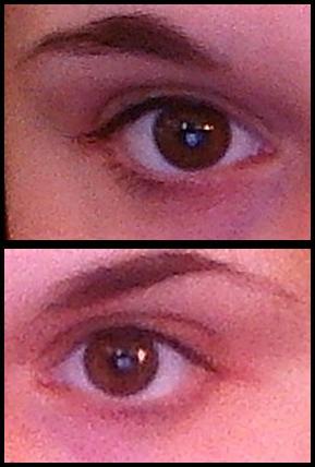 Oben = Linke Augenbraue // Unten = Rechte Augenbraue. :) - (Kosmetik, Gesicht, Make-Up)