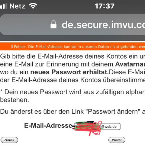 Email (1) Passwort vergessen (Support) - (Computer, Technik, Technologie)