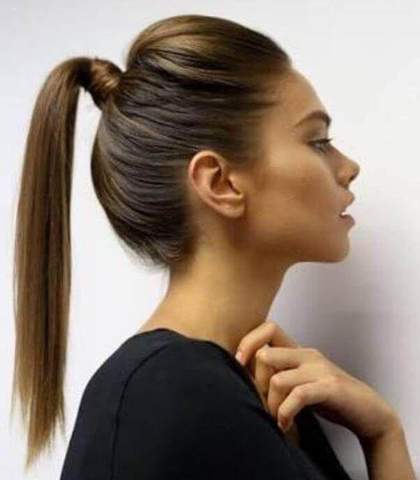 pferdeschwanz frisur haare