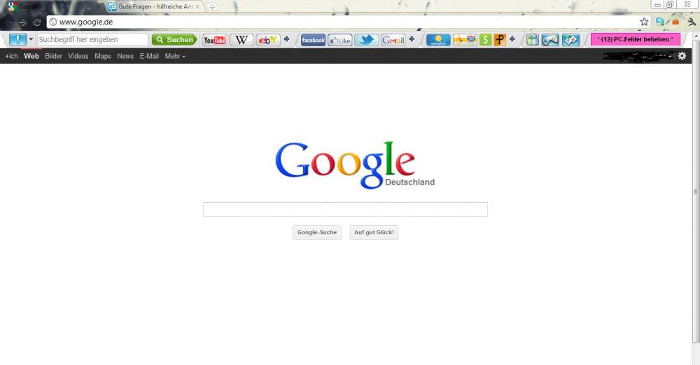 Wie bekommt man diese Leiste oben bei google Chrome weg ...