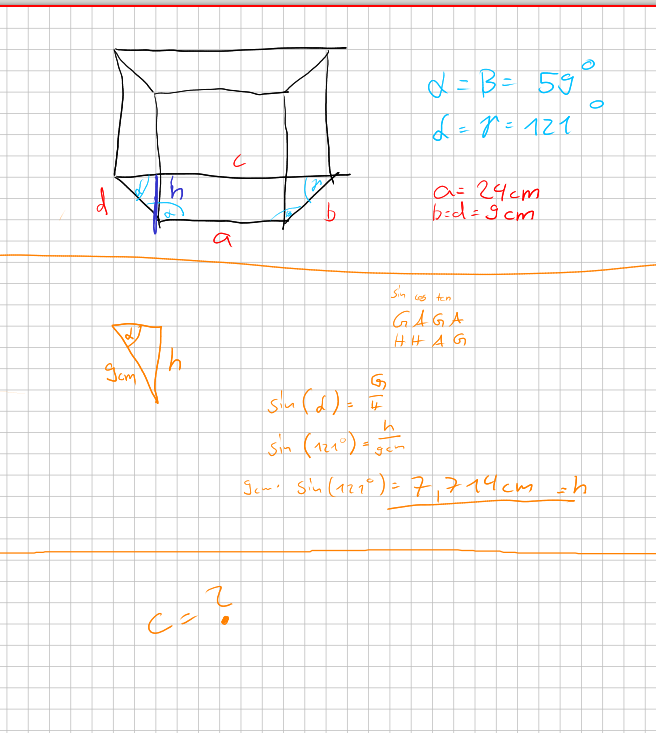 Wie berechne ich das Volumen dieses Prismas? (Funktion, rechnen, zeichnen) Wie berechne ich das Volumen dieses Prismas? (Funktion, rechnen, zeichnen)