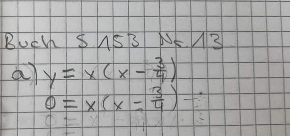 Wie berechne ich die Nullstelle in dieser Gleichung?