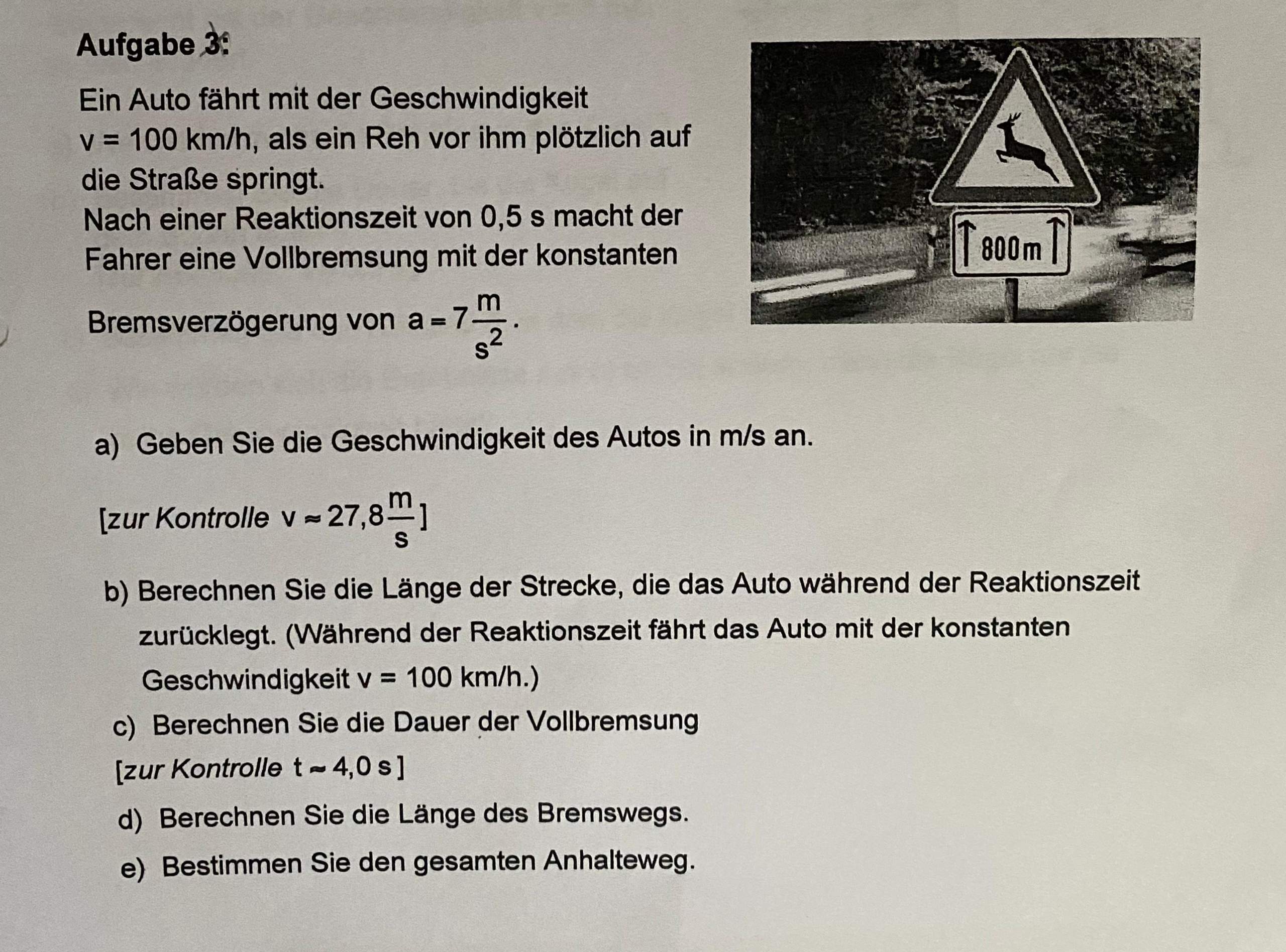 Wie Berechne Ich In Physik Geschwindigkeit, Etc.? (Mechanik ...