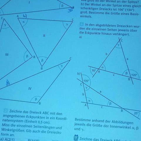 Nr.6) - (Mathematik, Dreieck, Winkel)