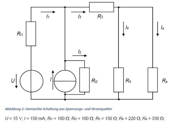 Und-schaltung? (physik) Wie berechne ich Teilströme in einer Schaltung? (Mathe, Mathematik, Physik)
