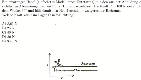 Wie berechnet man bei dieser Aufgabe die Kraft? (Energie, Mechanik