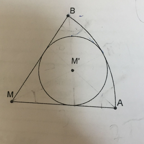 Wie berechnet man den Radius von diesem kleinen Kreis?