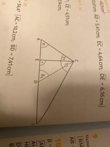 Wie berechnet man den winkel? (rechnen, Satz des Pythagoras)