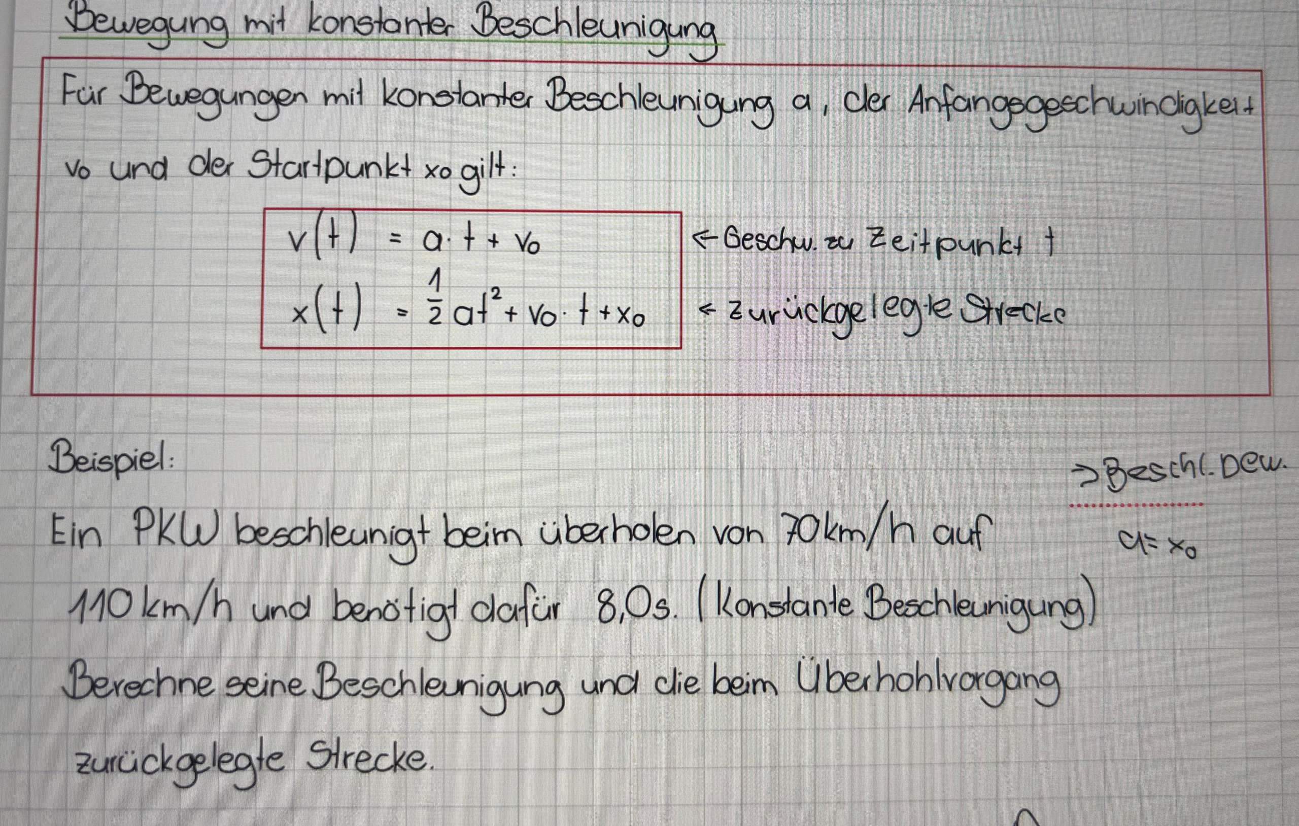 Wie berechnet man die Aufgabe physik? (Energie, Formel, Geschwindigkeit)
