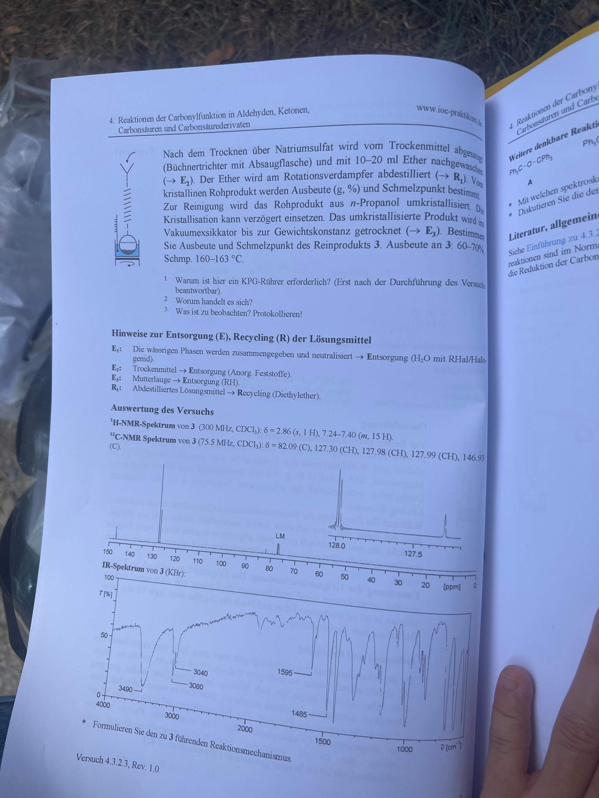 Wie berechnet man die Ausbeute? (Chemie, Chemieunterricht)