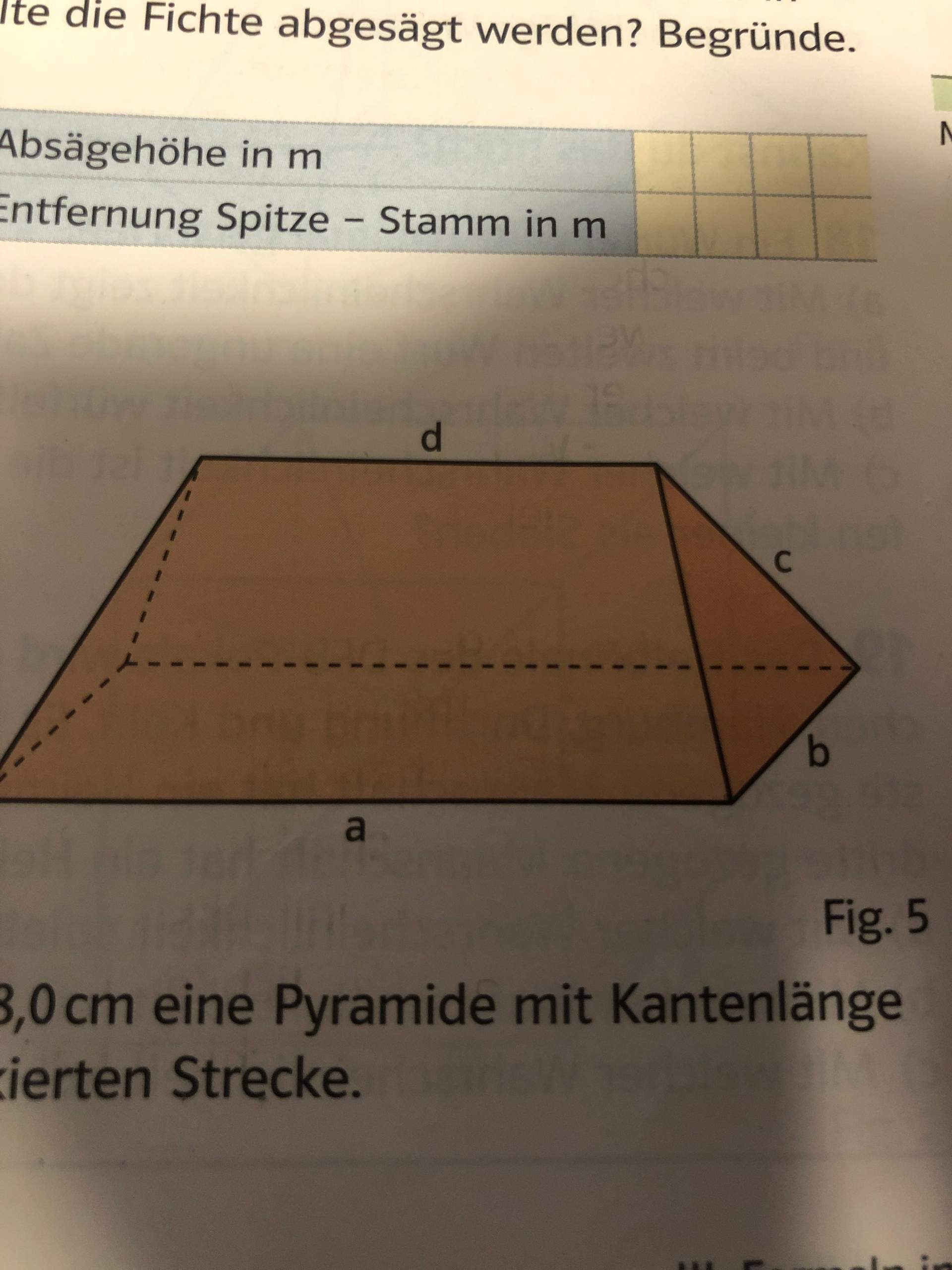 Wie berechnet man die Höhe?Walmdach (Satz des Pythagoras)? (Schule