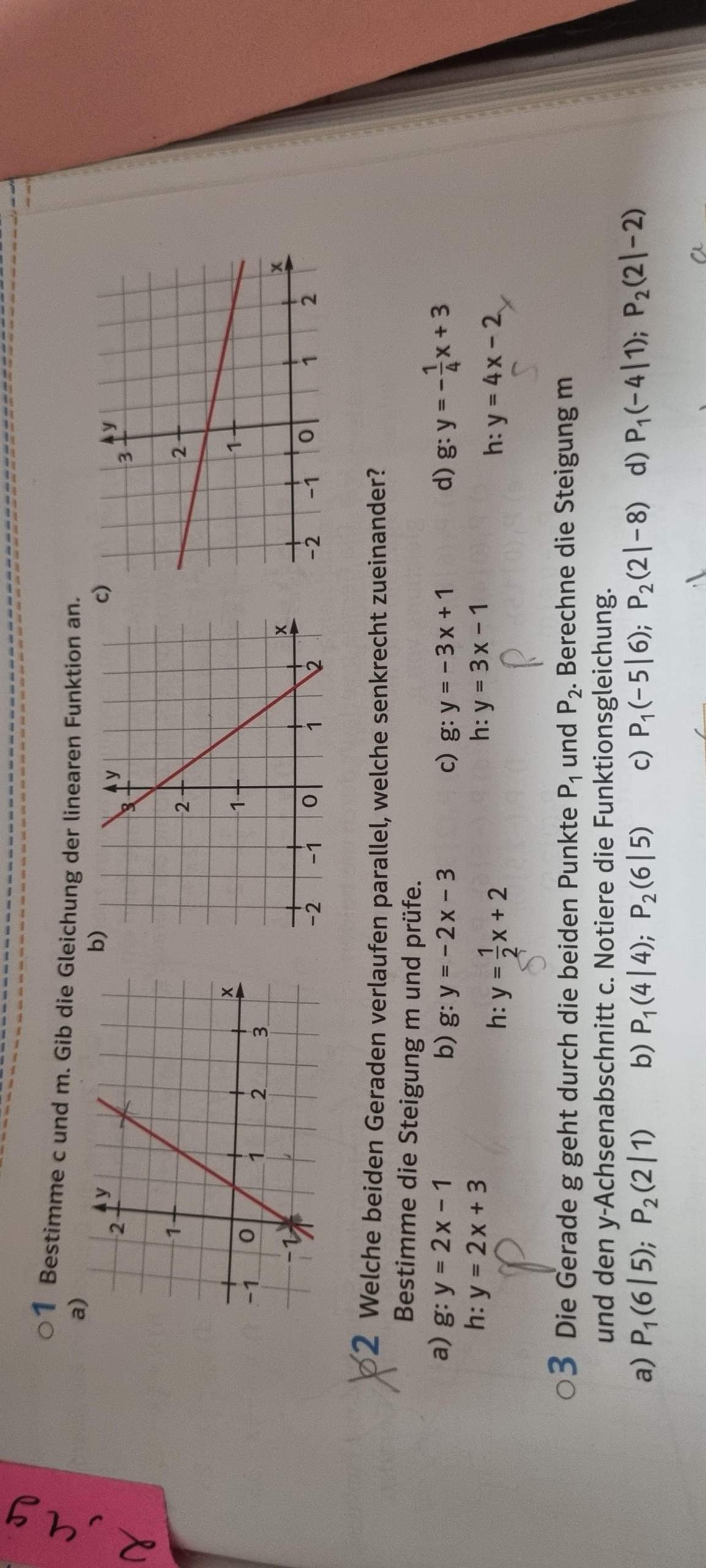 Wie berechnet man die Steigung m? (Schule, Deutsch, Grammatik)