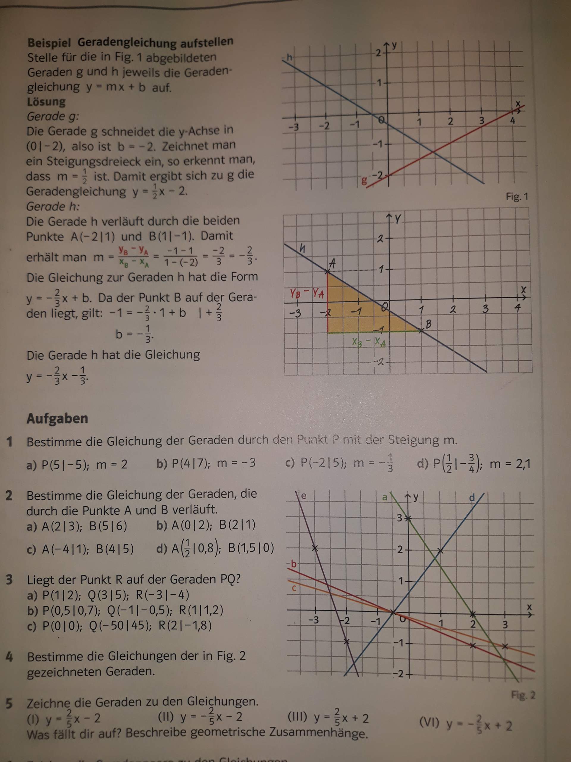 Wie berechnet man diesen Punkt P? (Schule, Mathematik)