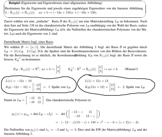 - (Mathematik, Abbildung, Lineare Algebra 1)