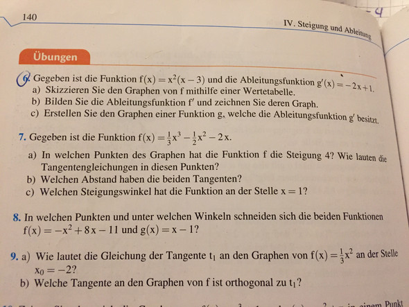 - (Mathe, Steigung, tangente)