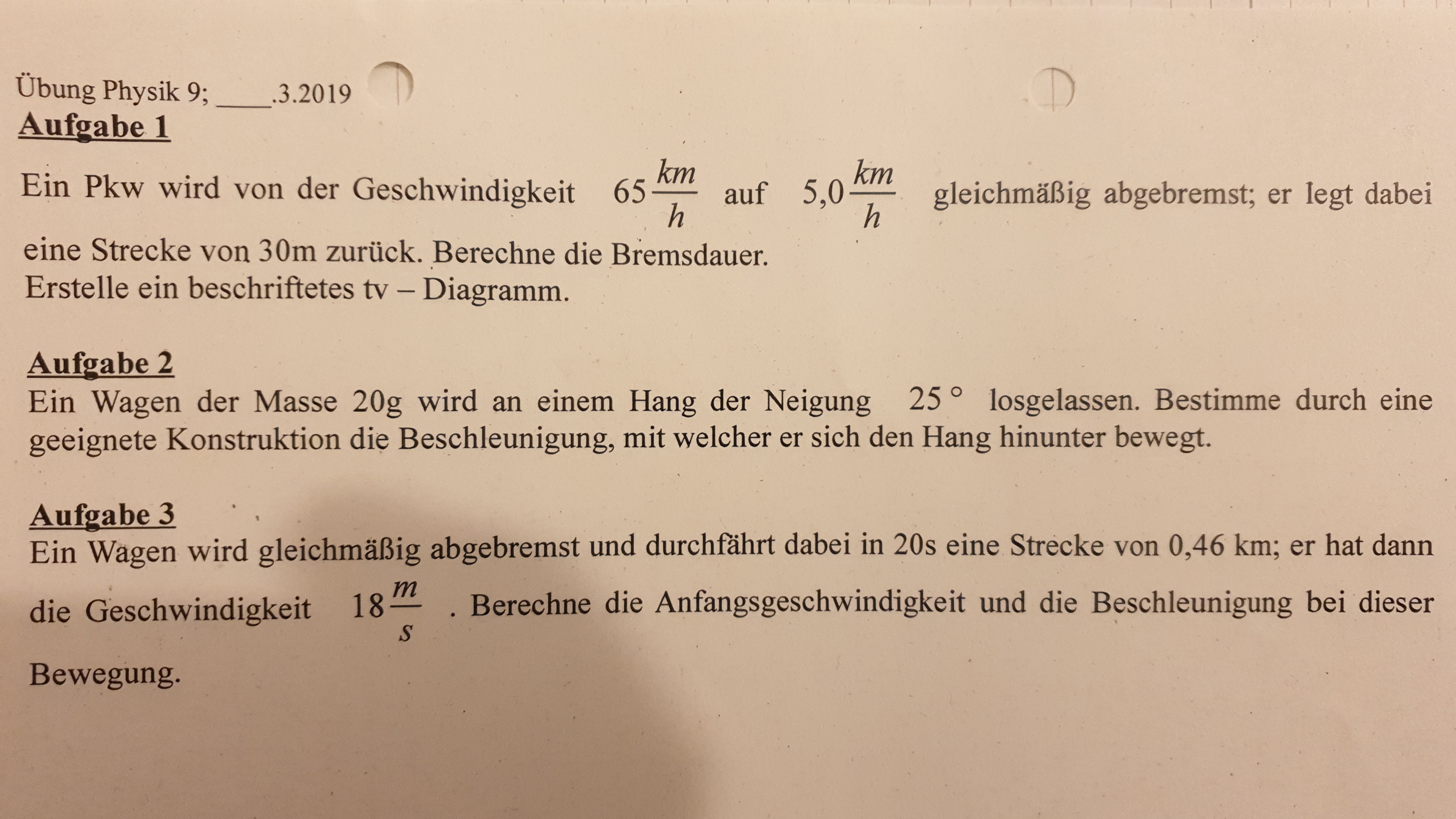 Wie man v0? (Schule, Mathe, Mathematik)