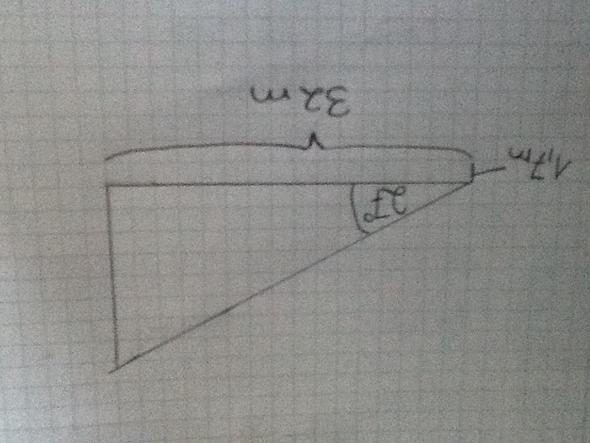 1. Planskizze (nachgemalt aus dem Buch) - (Mathematik, Klasse 9, strahlensaetze)