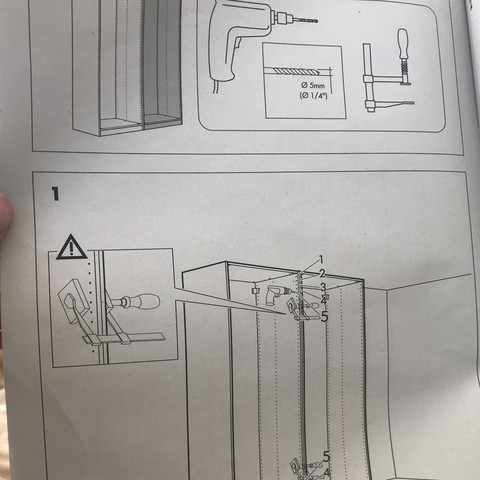 Wie bohre ich meinen Ikea Schrank zusammen?