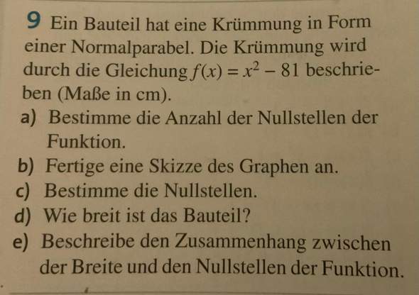  - (Schule, Mathematik, Nullstellen)