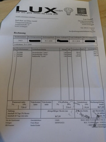 Wie buche ich die Rechnung richtig? (Schule, Zahlung, Buchhaltung)
