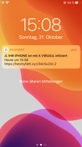 Wie entferne ich das virus von iphone 7?
