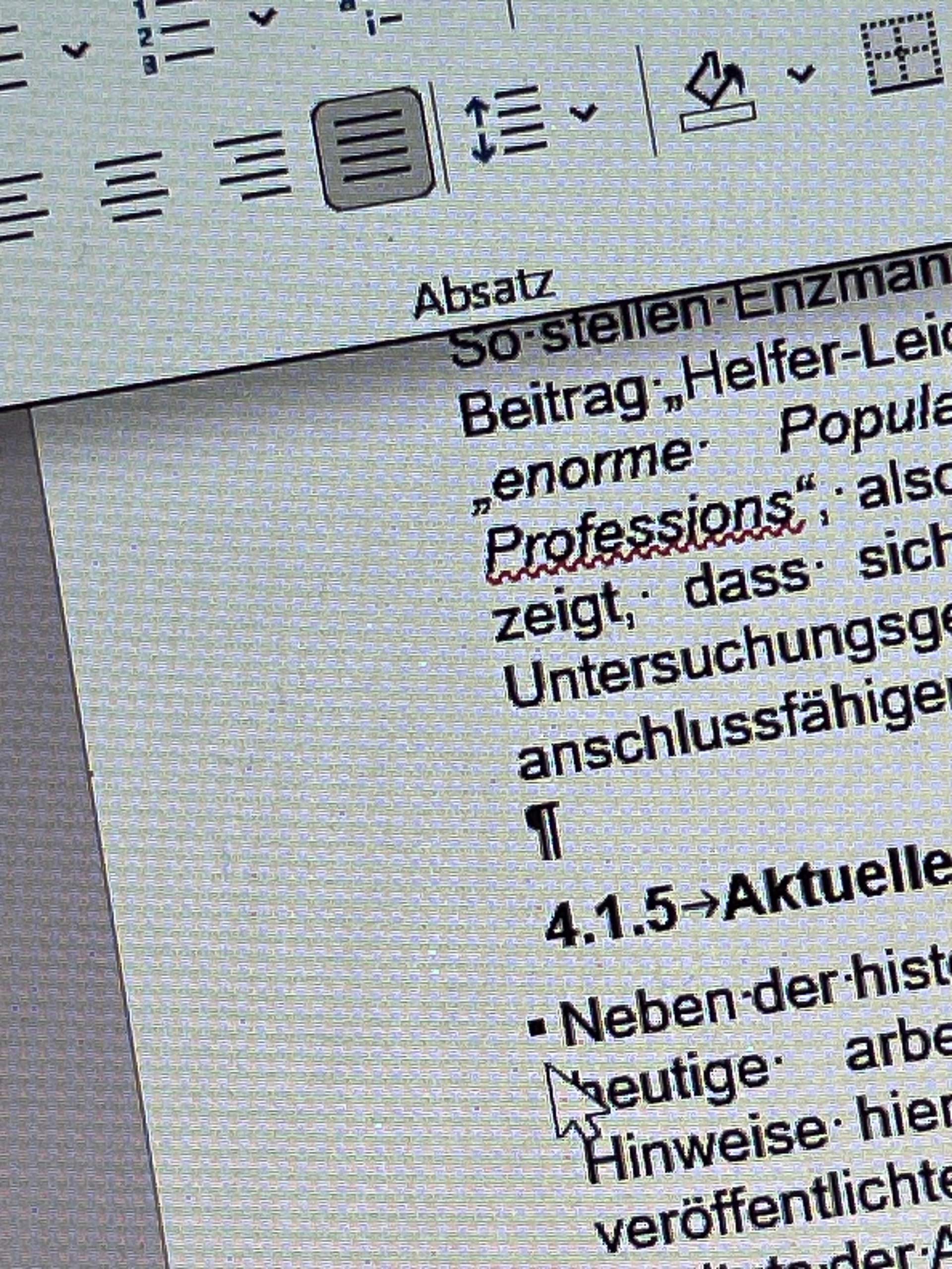 Wie entferne ich die viereckigen Punkte bei der Formatierung in Word ...