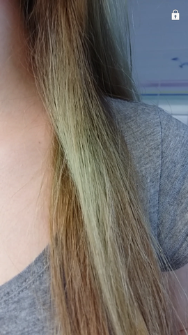 unteres Haar (dunkler und grün) - (Haare, Farbe, färben)