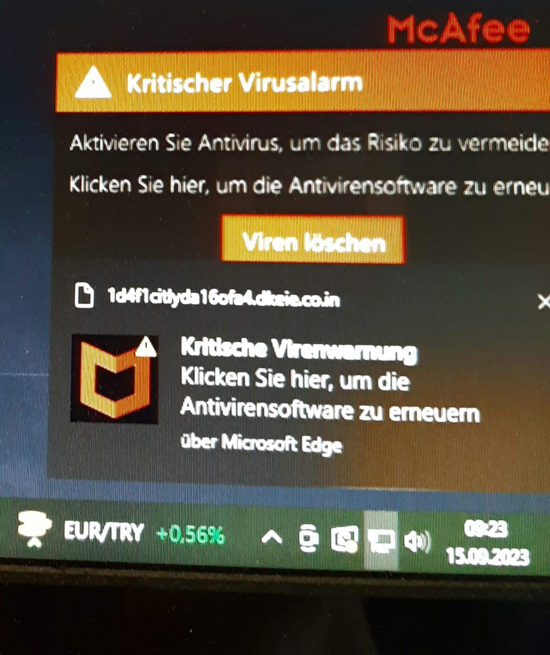 wie entferne ich lästige Mc Affee-Werbung? (Internet, McAfee ...