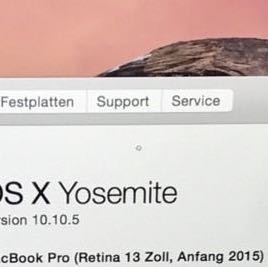 Also es ist das 2015er Model - (Apple, SSD, MacBook Pro)