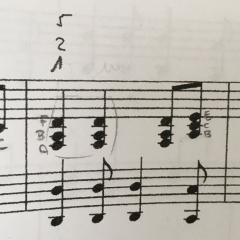 Das sind Klavier-Noten für das Stück "he's a pirate" von Klaus Badelt - (Musik, Klavier)