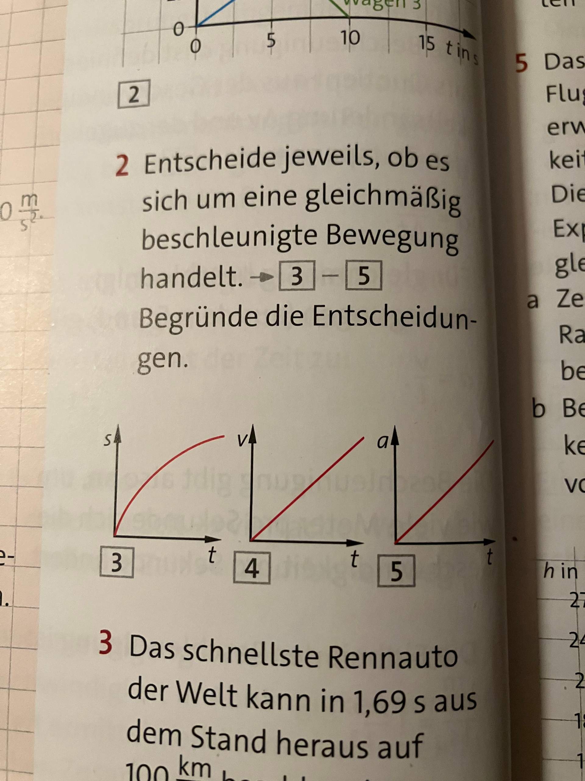 Wie Erkennt Man Ob Es Sich Um Eine Gleichmäßig Beschleunigte Bewegung ...