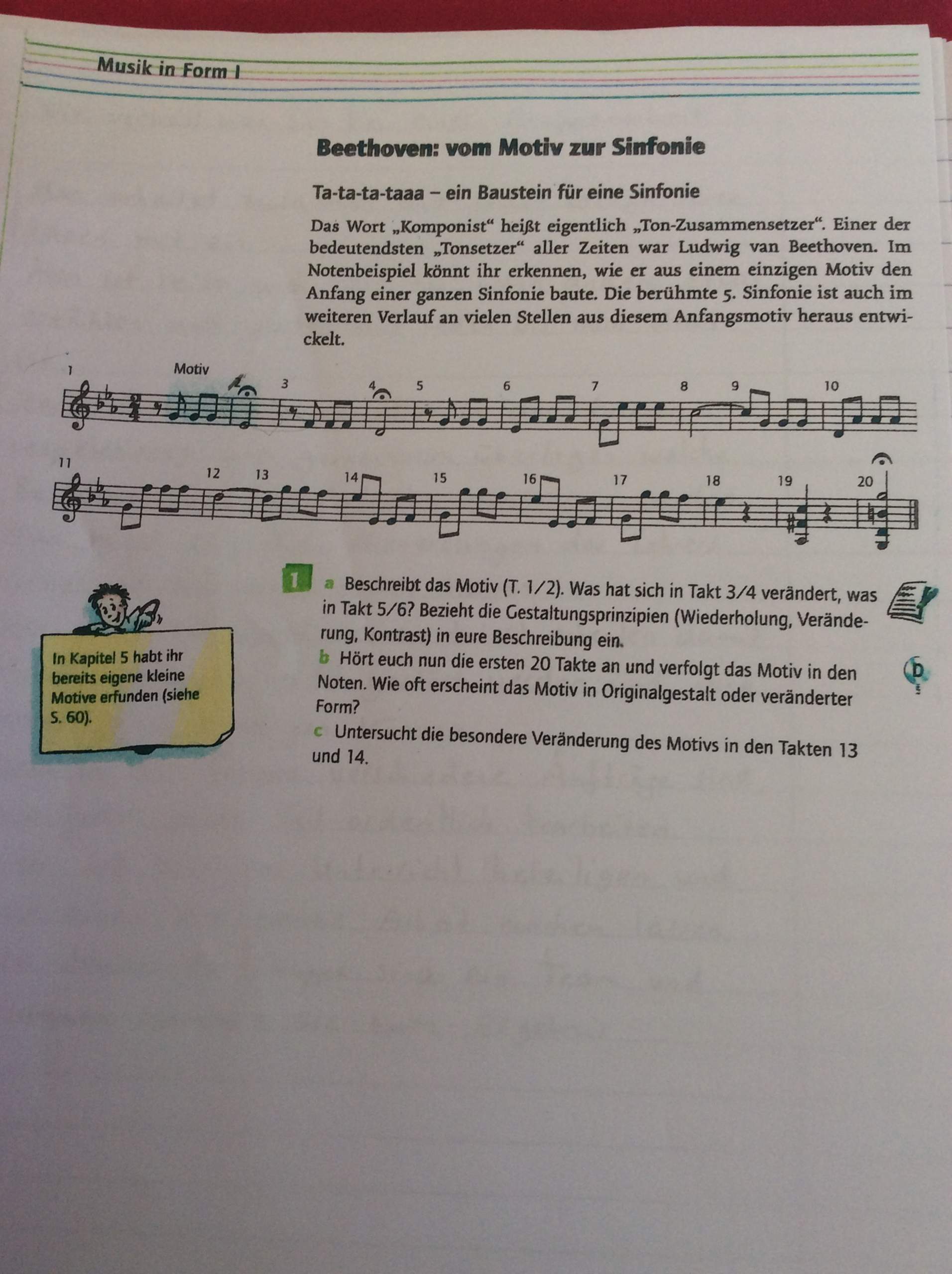 Wie erkennt und beschreibt man Motive in der Musik? (Schule, Motiv) Wie erkennt und beschreibt man Motive in der Musik? (Schule, Motiv)