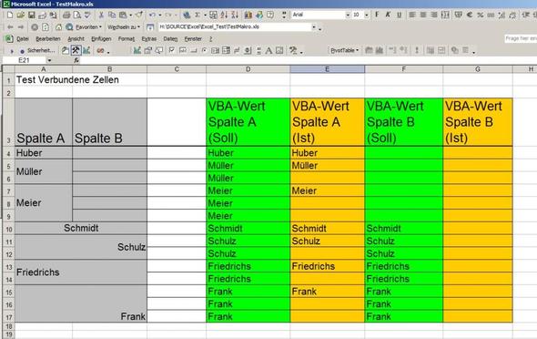Wie Ermittelt Man In Excel Vba Den Zelleninhalt Bei