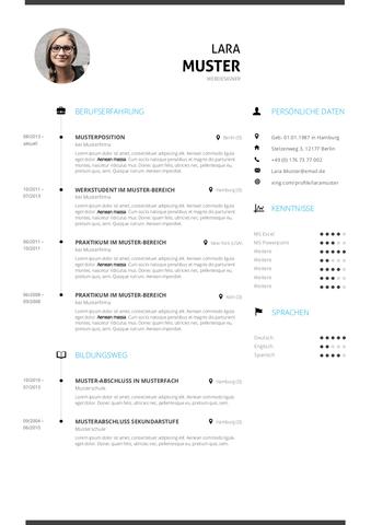 Wie Erstelle Ich Diesen Lebenslauf Job Bewerbung Word