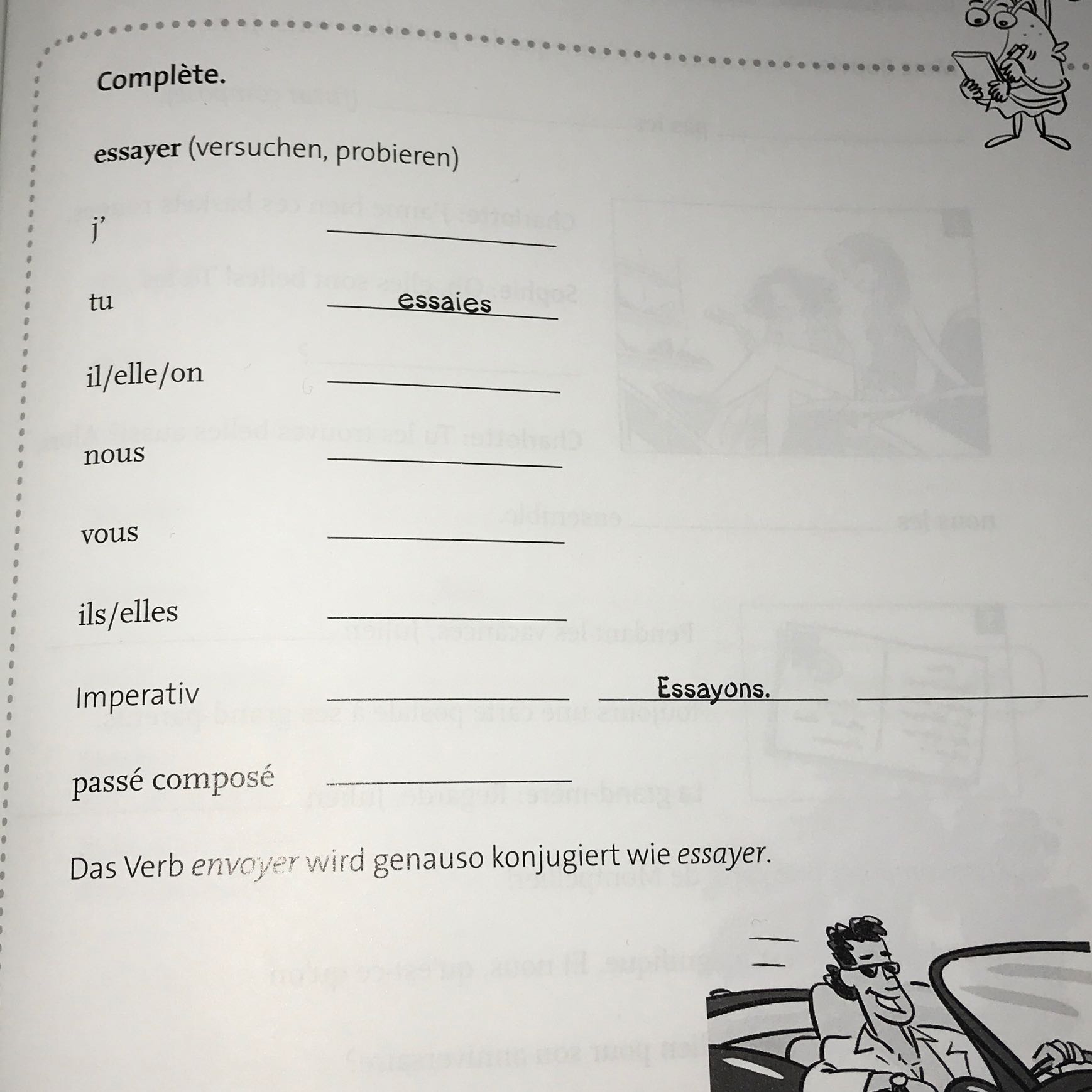 Essayer deutsch konjugieren 06 picture