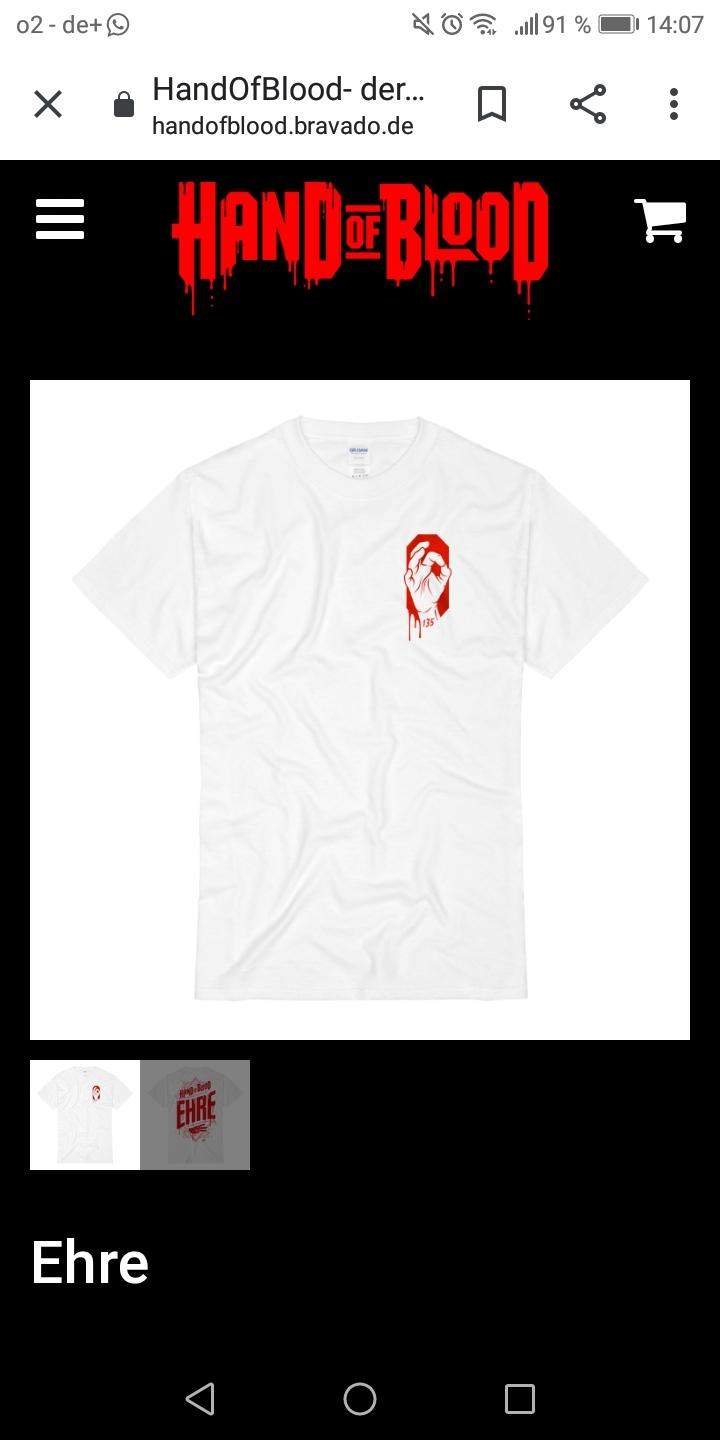 Wie fällt die Größe vom TShirt aus? (Merch, HandOfBlood)